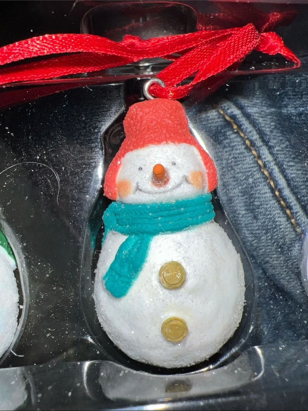 Hallmark 2013 Let It SnowMen 5 Mini Christmas Tree Ornaments NEW in Box